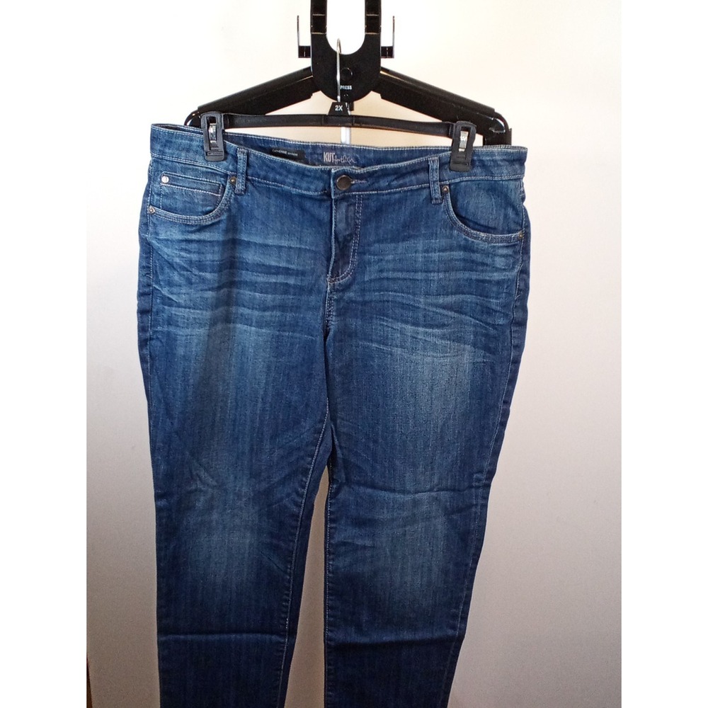 Women's Kut from the Kloth Dark Wash Jeans Catherine Boyfriend Size 18w 30-in...